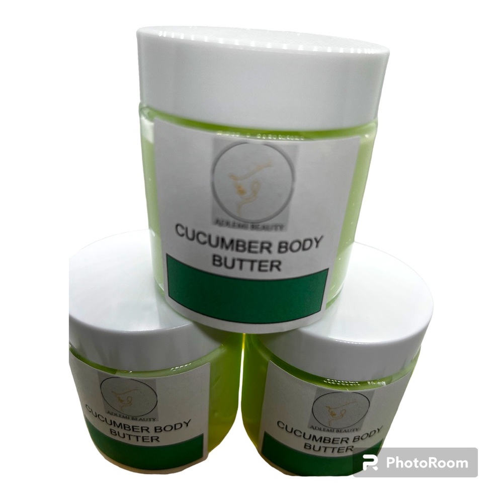 Organic cucumber body butter